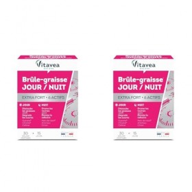 Vitavea - Complément alimentaire Minceur Brûle-graisse EXTRA FORT - Brule graisse : Guarana Chrome - Detox Draineur : Marc de...