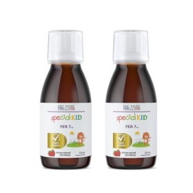 SPECIAL KID FER 7 mg - Développement Cognitif Normal - Solution Buvable 125 ml - Bisglycinate de Fer + Vitamine C Acérola -