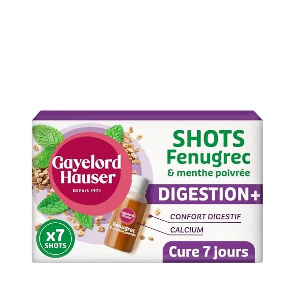 GAYELORD HAUSER - Morosil Shot Concentré - Fruits rouges - Equilibre plus - Aide au contrôle du poids - 7 Flacons x 30ml