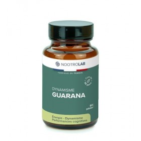 Guarana Bio – Dynamisme, Énergie & Endurance – Brûleur de Graisses Naturel – 60 Gélules Végétales – Nootrolab