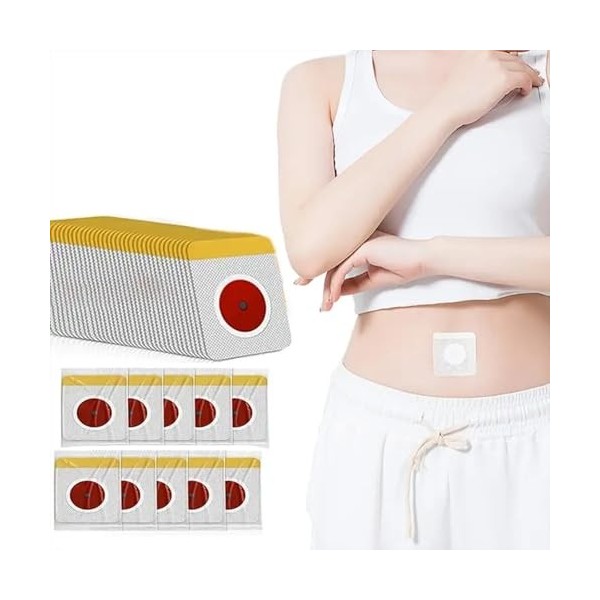 30 PièCes Patchs Minceur, Amincissant Ventre Pour Perte De Poids Slim Patch, BrûLeur De Graisse Naturel Abdominales, Réductio