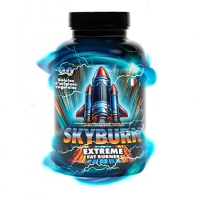 Skyburn Extrême Premium | Brûleur de graisse extrême avec Nopal Ortie Rhodiola Cola & Zinc | Caféine naturelle, coupe-faim vé