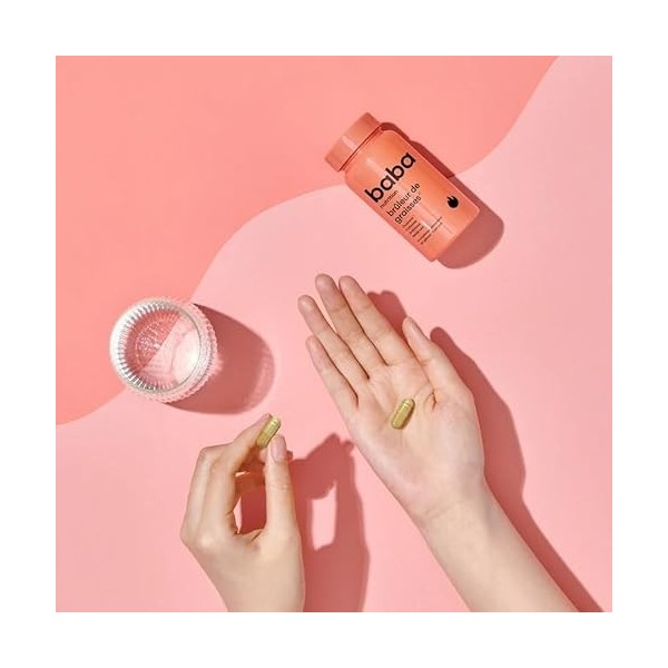 Baba Nutrition - Detox & Brûleur – Complément Alimentaire Minceur Naturelles à Base de Plantes – 2 x 60 Gélules – Cures 1 Moi