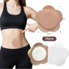 PYEUIFT 50 Pièces Patchs pour le nombril, Pour taille seau, Graisse du ventre, Facile à utiliser, Non irritant Nu