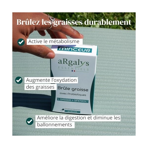 Bruleur de graisse, Formule avec Guarana, Sinetrol® & Probiotiques - Minceur - Perte de Poids, Boost du Métabolisme & Digesti