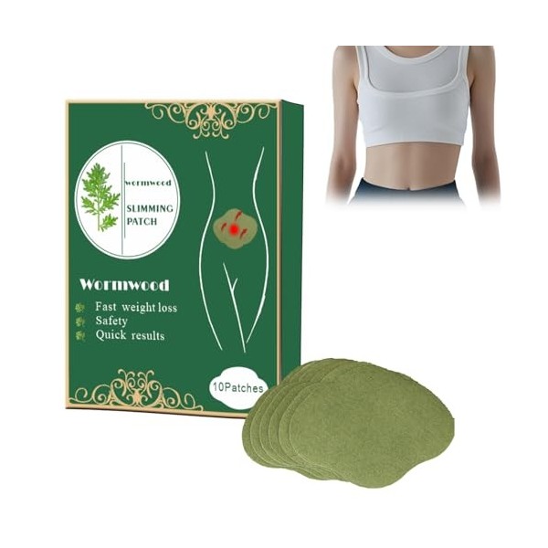 Patch Corporel à Larmoise Pour Un Moxibustion Naturelle - 10 Patchs Relaxants Pour Le Ventre, Le Dos Et Tout Le Corps - Aide
