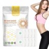 Lot de 10 Patchs Minceur, Patchs Amincissants, Slim Patch, Autocollants de Perte, Poids Patch Anti-cellulite, pour Perdre du 
