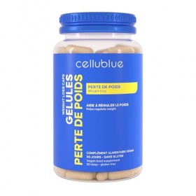 Gélules Perte de poids Cellublue - Minceur Femme - Perte de Poids Efficace, Brûleur de Graisses Ventre Plat, Réduit l’Appétit