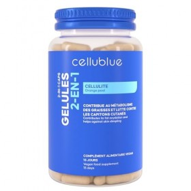 Gélules 2-en-1 – Anti-Cellulite et Brûleur de Graisse Puissant – Complément minceur Végétal & Drainant – Peau lisse et Capito