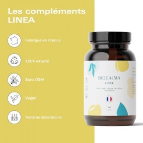 Complément Linea 100% Naturel pour Perte de Poids – 60 gélules - Boostez Votre Métabolisme, Énergie et Vitalité | Brûleur de 