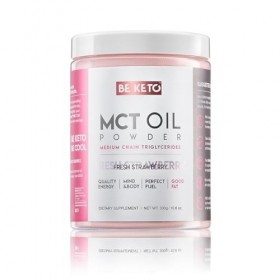 Huile MCT en poudre - Fraise fraîche 300g