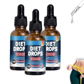 Vitaburn Gouttes Pour Le Bien-être Et Le Soutien Du Métabolisme, 60ml/Pcs Gouttes De Perte De Poids, Vitaburn Gouttes Amincis...