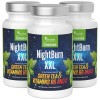 Extrait de thé vert décaféiné de première qualité, vitamine B6, vitamine C - Capsules brûle-graisse de 90 jours - Nightburn X...