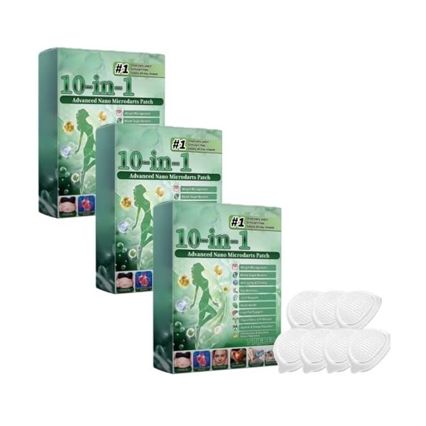 Moringa Berberine Nano Patch Moringa, Pansement Nano Aiguille Ingrédients Naturels, Raffermir Peau, Facile à Appliquer, Idéal...