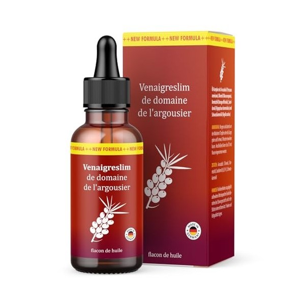 Venaigreslim gouttes | combinaison dhuiles de haute qualité | 1x30ml dans un flacon pratique à pipette