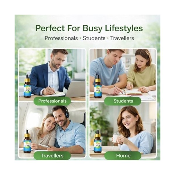 ALKO STOP Gouttes Équilibre Végétal, Soutien Quotidien à base de Plantes pour une Concentration et un Calme optimaux lors des...