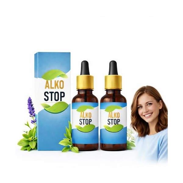 ALKO STOP Gouttes Équilibre Végétal, Soutien Quotidien à base de Plantes pour une Concentration et un Calme optimaux lors des...