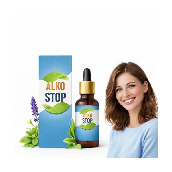 ALKO STOP Gouttes Équilibre Végétal, Soutien Quotidien à base de Plantes pour une Concentration et un Calme optimaux lors des...
