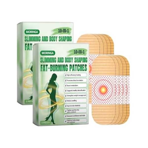 Belly Patch Autocollants Abdomen Naturels et Respirants | Patch Minceur Perte de Poidspour la Brûlure de Graisse et la Mise e...