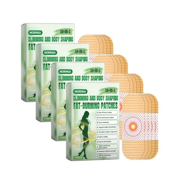 Belly Patch Autocollants Abdomen Naturels et Respirants | Patch Minceur Perte de Poidspour la Brûlure de Graisse et la Mise e...