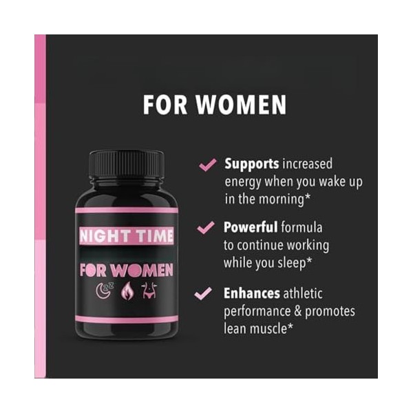 Spécialement conçu pour que les femmes brûlent les graisses la nuit, favorisent la digestion intestinale, améliorent la forme