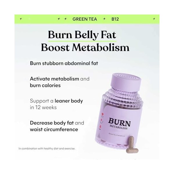 Démarrez le métabolisme, favorisez une combustion efficace des graisses et maintenez facilement la gestion du poids !1 pièces