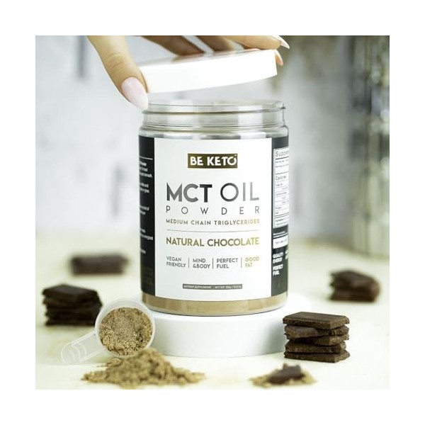 Huile MCT en poudre - Chocolat naturel 300g