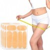 Lot de 60 patchs minces pour perte de poids pour jambes, bras et bas du corps, anti-cellulite, perte de poids