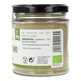 VEGETALIA CARDAMOMO en polvo 80gr. BIO – peut être utilisé régulièrement selon les besoins individuels, produit spécialisé po