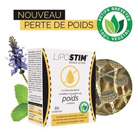 LipoStim Double Action - Innovation perte de poids, puissant brûleur et capteur de graisse ! Une puissante association d’acti