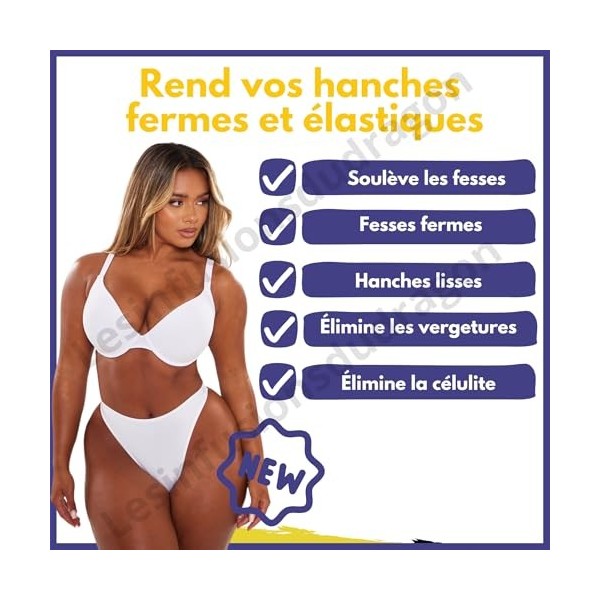 3 DAYS HIP and Big BUTT, Complément Alimentaire pour Augmenter les Fesses et Hanches, 2 boites