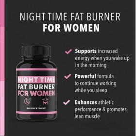 Santé et bien-être, Capsules de nuit pour femmes, Brûleurs de graisse avancés pour perte de poids pour femmes