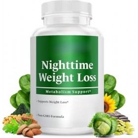 Soutien métabolique pour la perte de poids nocturne : favorise la combustion des graisses pendant le sommeil, la suppression 