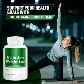 Soutien métabolique pour la perte de poids nocturne : favorise la combustion des graisses pendant le sommeil, la suppression 