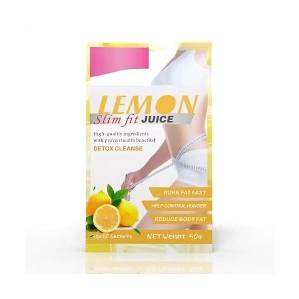 BPZAQXWSC Ventre plat citronné, combustion rapide des graisses + contrôle de lappétit + élimination de la graisse corporelle