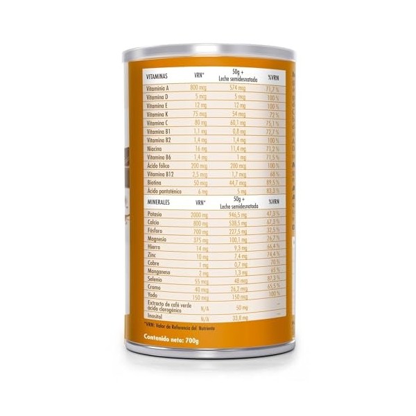 GHF BATIDO CONTROL DE PESO sabor – produit spécialisé pour un usage quotidien, peut être utilisé régulièrement selon les beso