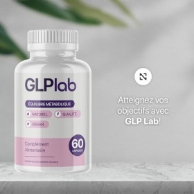 GLP Lab Gélules - Ingrédients Naturels pour Hommes et Femmes - 60 Capsules pour 1 Mois