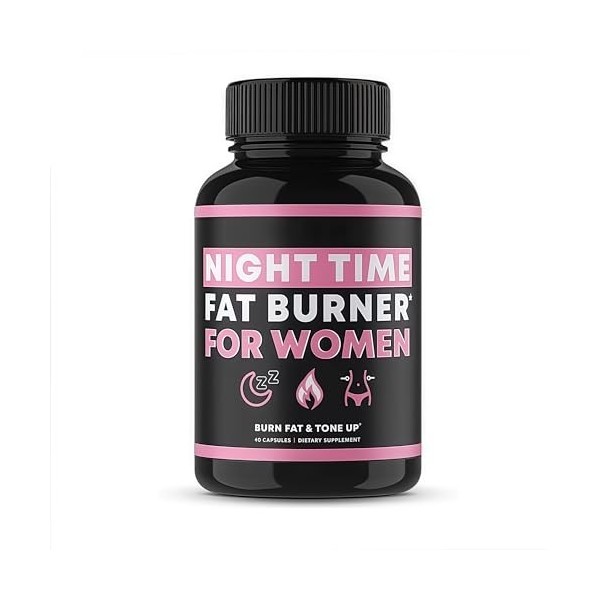 Générique Compléments brûleurs de Graisse Nocturnes, Formule de Perte de Poids Premium pour Femmes,2Pcs Brûleurs de graisse