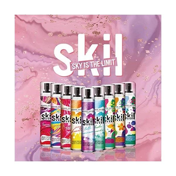 SKIL - Brume Pailletée Parfumée Femme - Crush Potion - Collection Toxic Love - Fabriqué En France - Flacon Rechargeable - 250