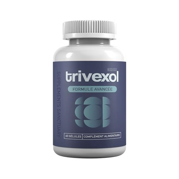 Trivexol Équilibre Métabolique, Complément Alimentaire Végan, 60 Capsules, Digestion et Vitalité