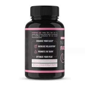 Formule avancée nocturne, brûleur de graisse nocturne pour femmes – Formule avancée favorise le métabolisme et un sommeil cal