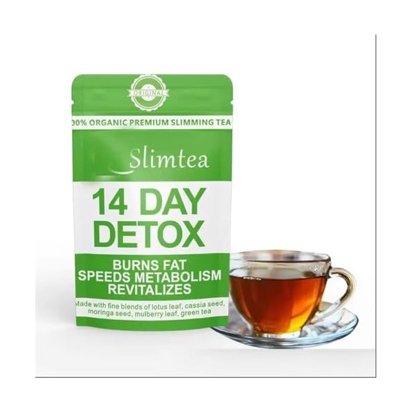 KLYso Thé Minceur, Sachets De Thé Détox Naturel for La Perte De Poids, Brûleur De Graisse Abdominale 3PCS 