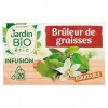 Infusion Brûleur de Graisse Bio Jardin Bio Étic - 20 sachets, 30g - Étui inclus - Minceur naturelle et Épicerie Bio - Diététi
