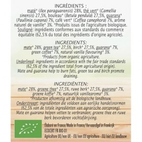 Infusion Brûleur de Graisse Bio Jardin Bio Étic - 20 sachets, 30g - Étui inclus - Minceur naturelle et Épicerie Bio - Diététi