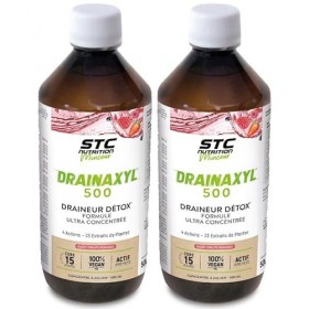 STC NUTRITION - Drainaxyl 500-4 actions : Brûle-graisses, digestion ventre plat, circulation jambes légères & drainage détox ...