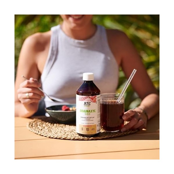 STC NUTRITION - Drainaxyl 500-4 actions : Brûle-graisses, digestion ventre plat, circulation jambes légères & drainage détox ...