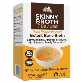 Plan de 7 jours, bouillon dos instantané, bouillon de poulet, poudre de protéine de bouillon dos, favorise la gestion du po