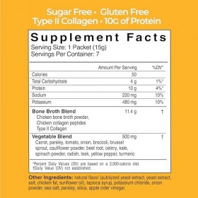 Plan de 7 jours, bouillon dos instantané, bouillon de poulet, poudre de protéine de bouillon dos, favorise la gestion du po