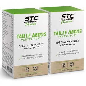 STC NUTRITION - Taille Abdos Ventre Plat - Complément Alimentaire Spécial Graisses Abdominales - Bien-être digestif - 100% Ve...