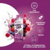 IronMaxx® Energy Gel – Mixed Berries 24x67ml | Avec 25 g de glucides et 200 mg de sodium par portion | Idéal lors dun effort ...